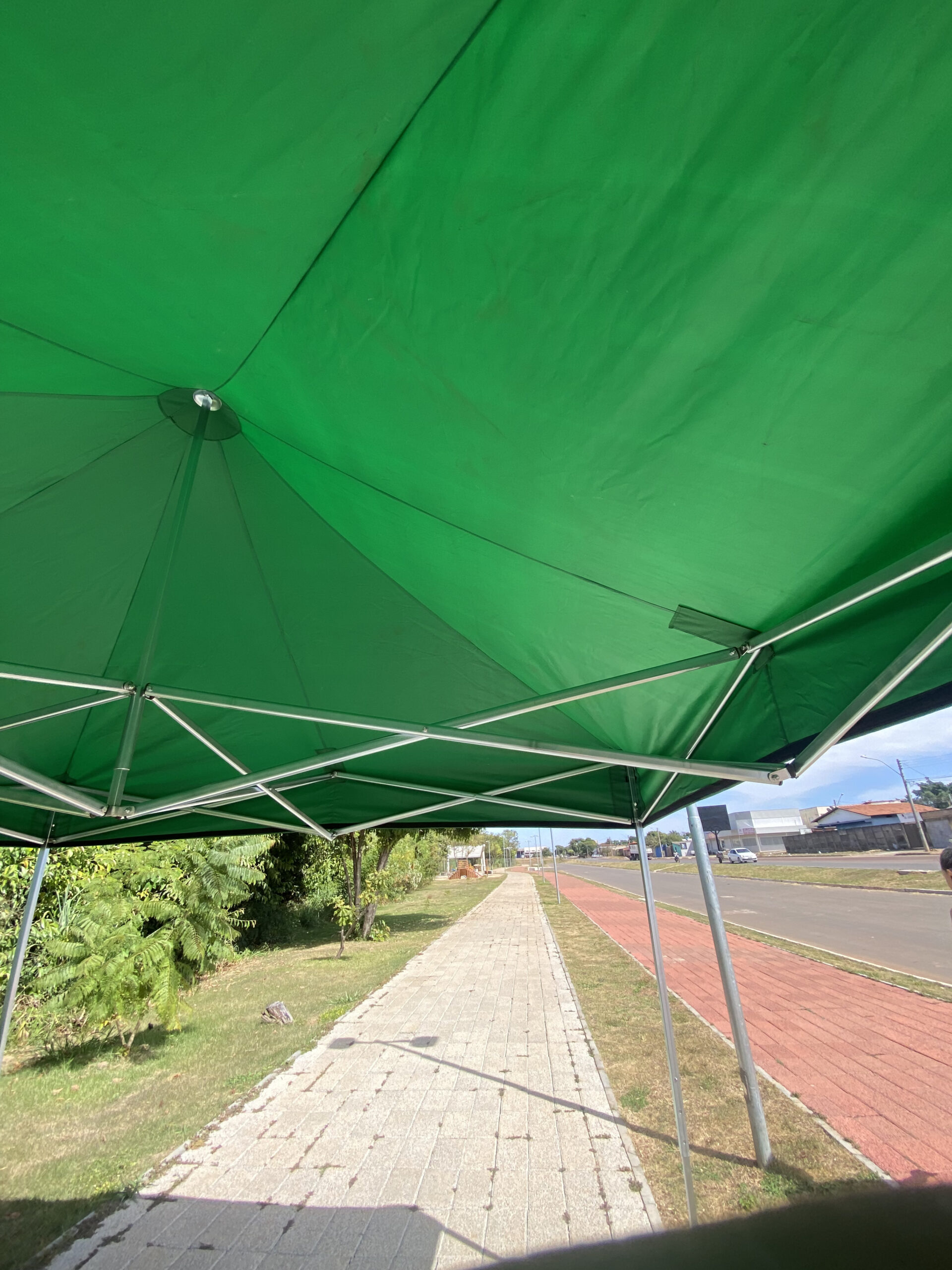 Tenda Sanfonada Nylon 3x3 - Imagem 7