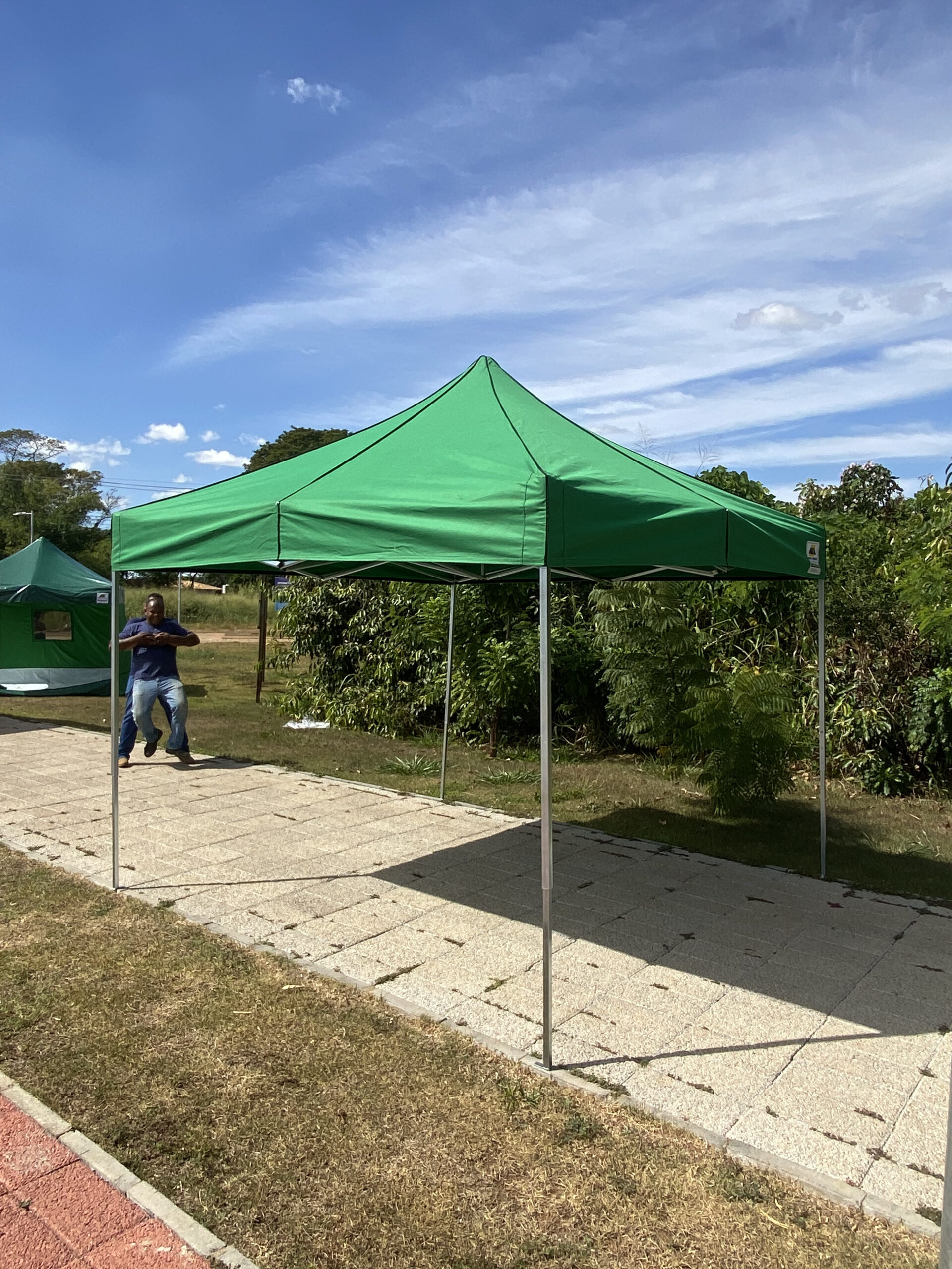 Tenda Sanfonada Nylon 3x3 - Imagem 8