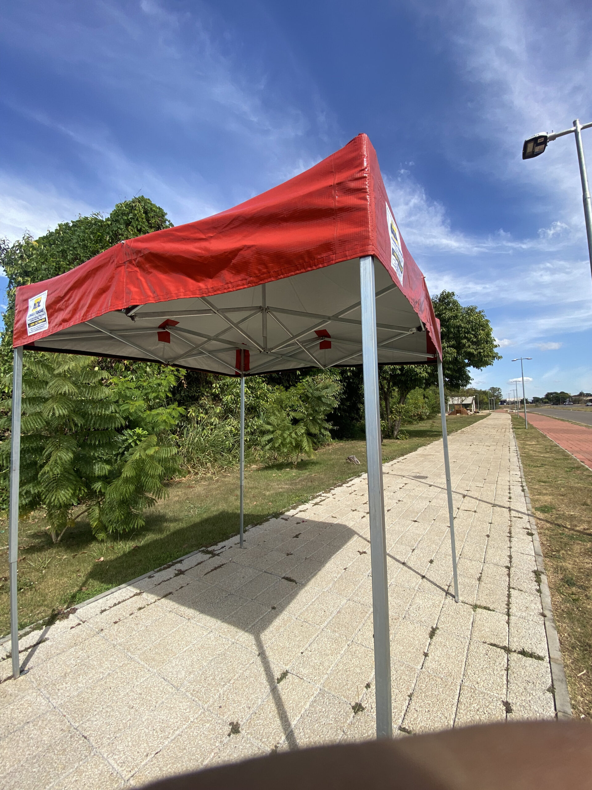 Tenda Sanfonada 3x3 PVC - Imagem 3