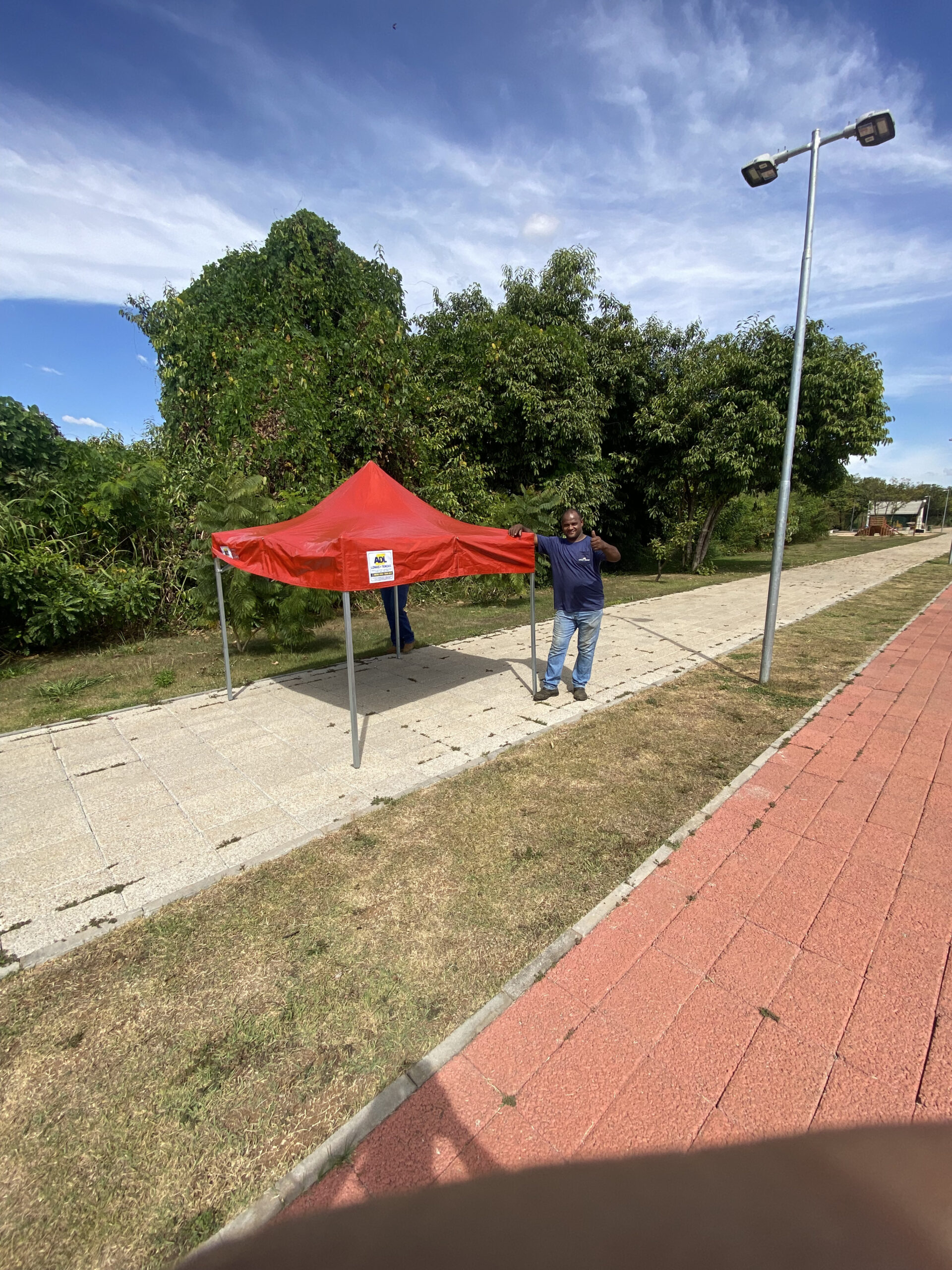 Tenda Sanfonada 3x3 PVC - Imagem 5