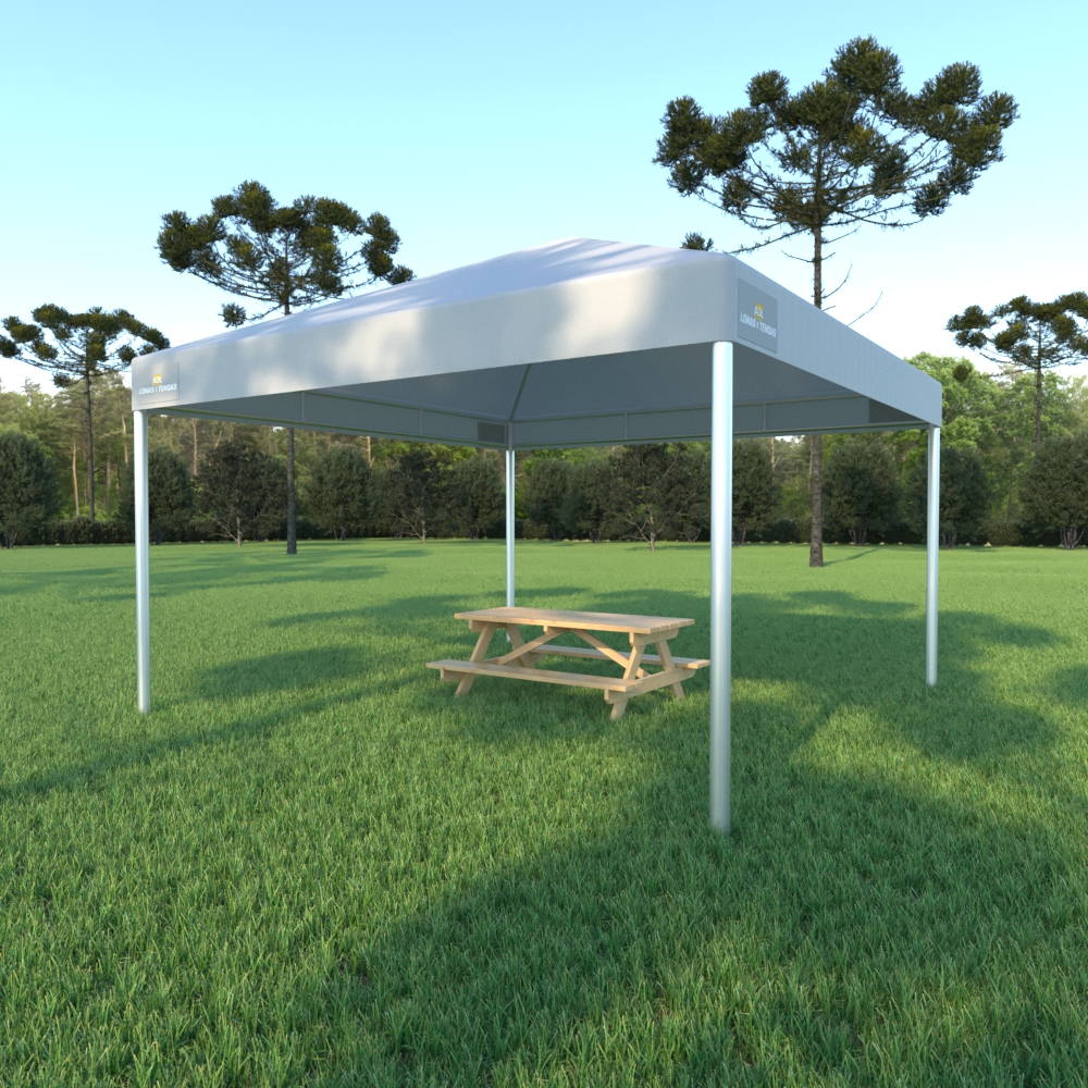 Tenda Piramidal 5x5 PVC - Imagem 4