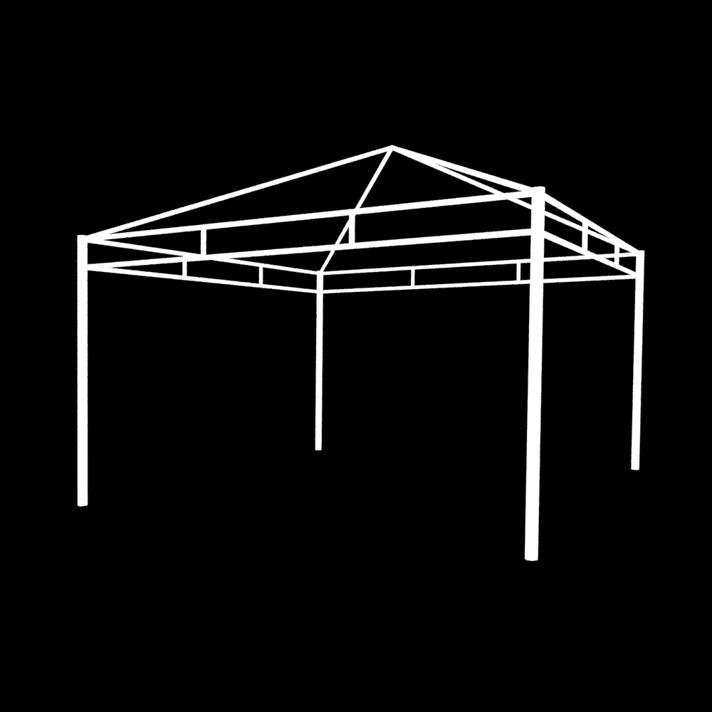 Tenda Piramidal 5x5 PVC - Imagem 12