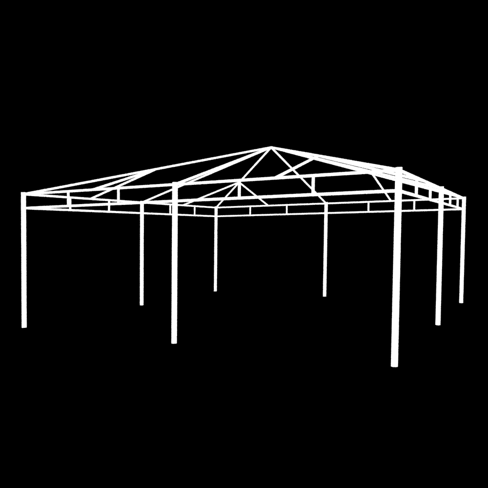 Tenda Piramidal 8x8 PVC - Imagem 8